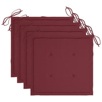 Thumbnail for Gartenstühle mit Kissen 4 Stk. Massivholz Akazie