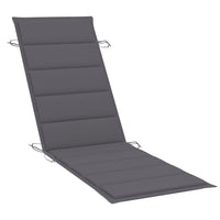 Thumbnail for Sonnenliege mit Tisch und Auflage Massivholz Akazie