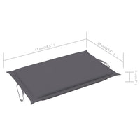 Thumbnail for Sonnenliege mit Tisch und Auflage Massivholz Akazie