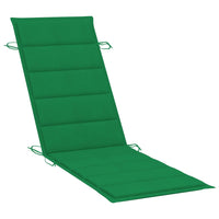 Thumbnail for Sonnenliege mit Tisch und Auflage Massivholz Akazie