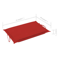 Thumbnail for Sonnenliege mit Tisch und Auflage Massivholz Akazie