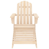 Thumbnail for Adirondack-Gartenstuhl mit Fußstütze Massivholz Tanne