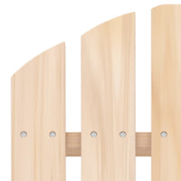 Thumbnail for Adirondack-Gartenstuhl mit Fußstütze Massivholz Tanne