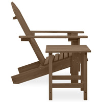 Thumbnail for Adirondack-Gartenstuhl mit Tisch Massivholz Tanne Braun