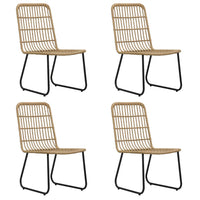 Thumbnail for 5-tlg. Garten-Essgruppe Poly Rattan und Glas