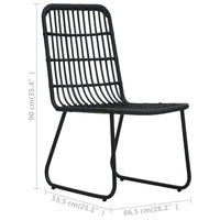 Thumbnail for 7-tlg. Garten-Essgruppe Poly Rattan und Glas