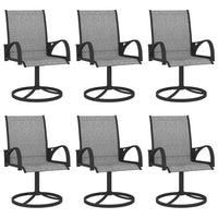 Thumbnail for 7-tlg. Garten-Essgruppe Textilene und Stahl