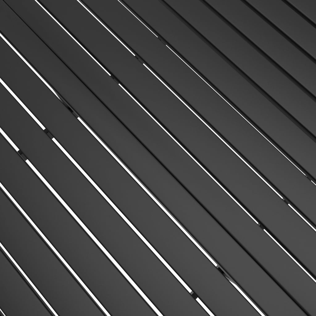 9-tlg. Garten-Essgruppe Textilene und Stahl