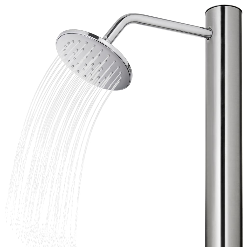 Gartendusche 215 cm Edelstahl