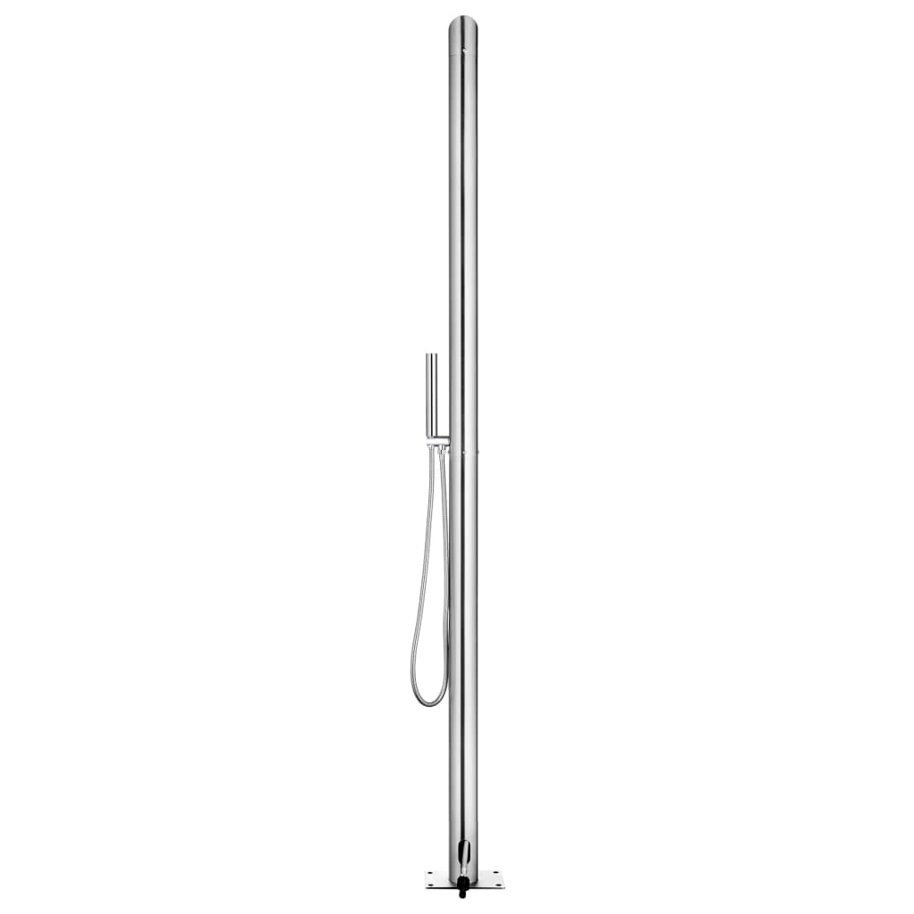 Gartendusche 220 cm Edelstahl