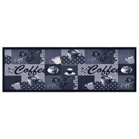 Thumbnail for Küchenteppich Waschbar Kaffee Blau 60x300 cm