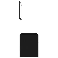 Thumbnail for 2-tlg. Badmöbel-Set Schwarz Holzwerkstoff