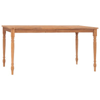 Thumbnail for Batavia-Tisch 150x90x75 cm Teak Massivholz
