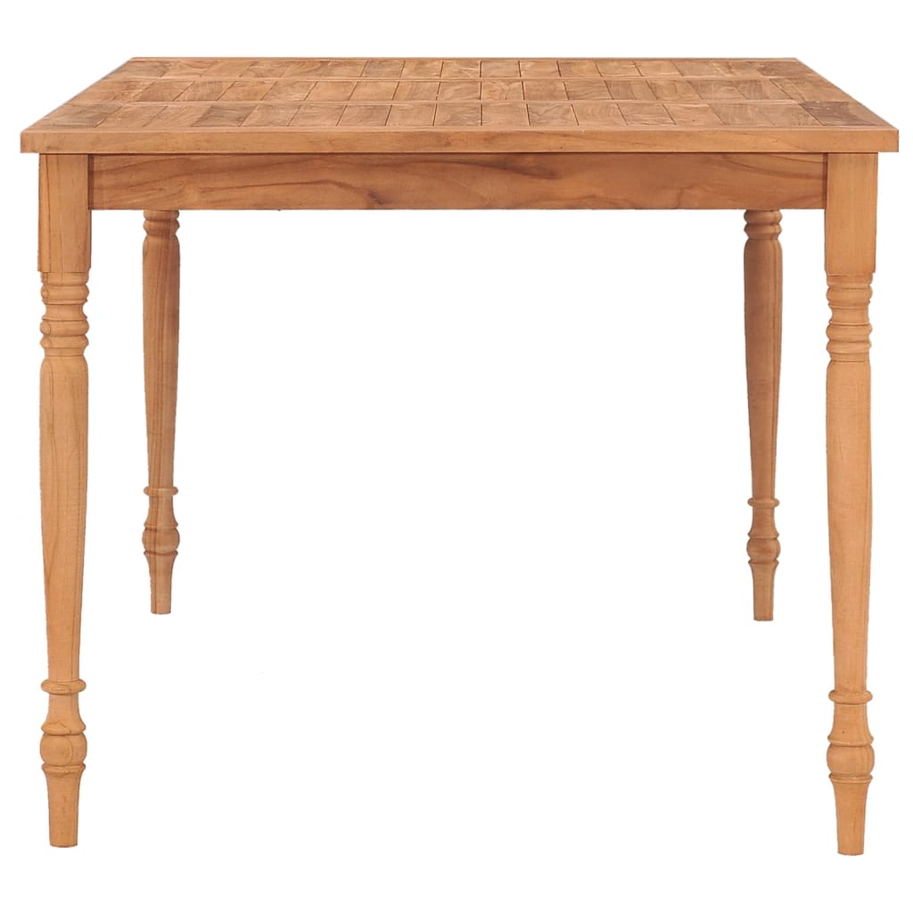 Batavia-Tisch 150x90x75 cm Teak Massivholz