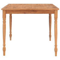 Thumbnail for Batavia-Tisch 150x90x75 cm Teak Massivholz
