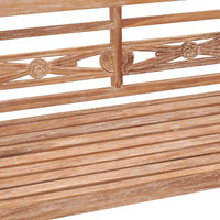 Thumbnail for Batavia-Bank 120 cm Teak Massivholz Getüncht
