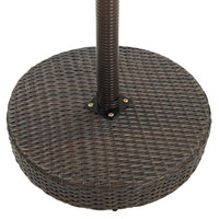 Thumbnail for 3-tlg. Gartenbar-Set mit Kissen Poly Rattan Braun