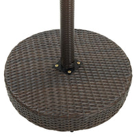 Thumbnail for 3-tlg. Gartenbar-Set Poly Rattan Braun