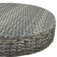 Thumbnail for 3-tlg. Gartenbar-Set Poly Rattan Grau
