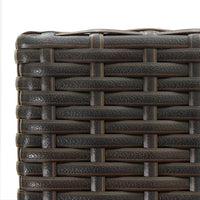 Thumbnail for 3-tlg. Garten-Bar-Set mit Armlehnen Poly Rattan Braun