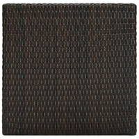 Thumbnail for 3-tlg. Garten-Bar-Set mit Armlehnen Poly Rattan Braun