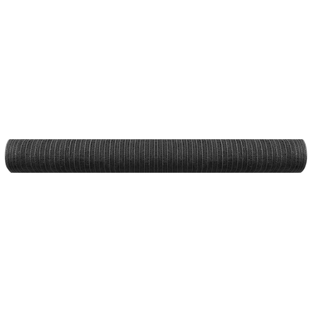 Zaunblende Anthrazit 3,6x10 m HDPE 175 g/m²