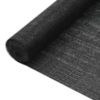 Thumbnail for Zaunblende Schwarz 2x50 m HDPE 75 g/m²