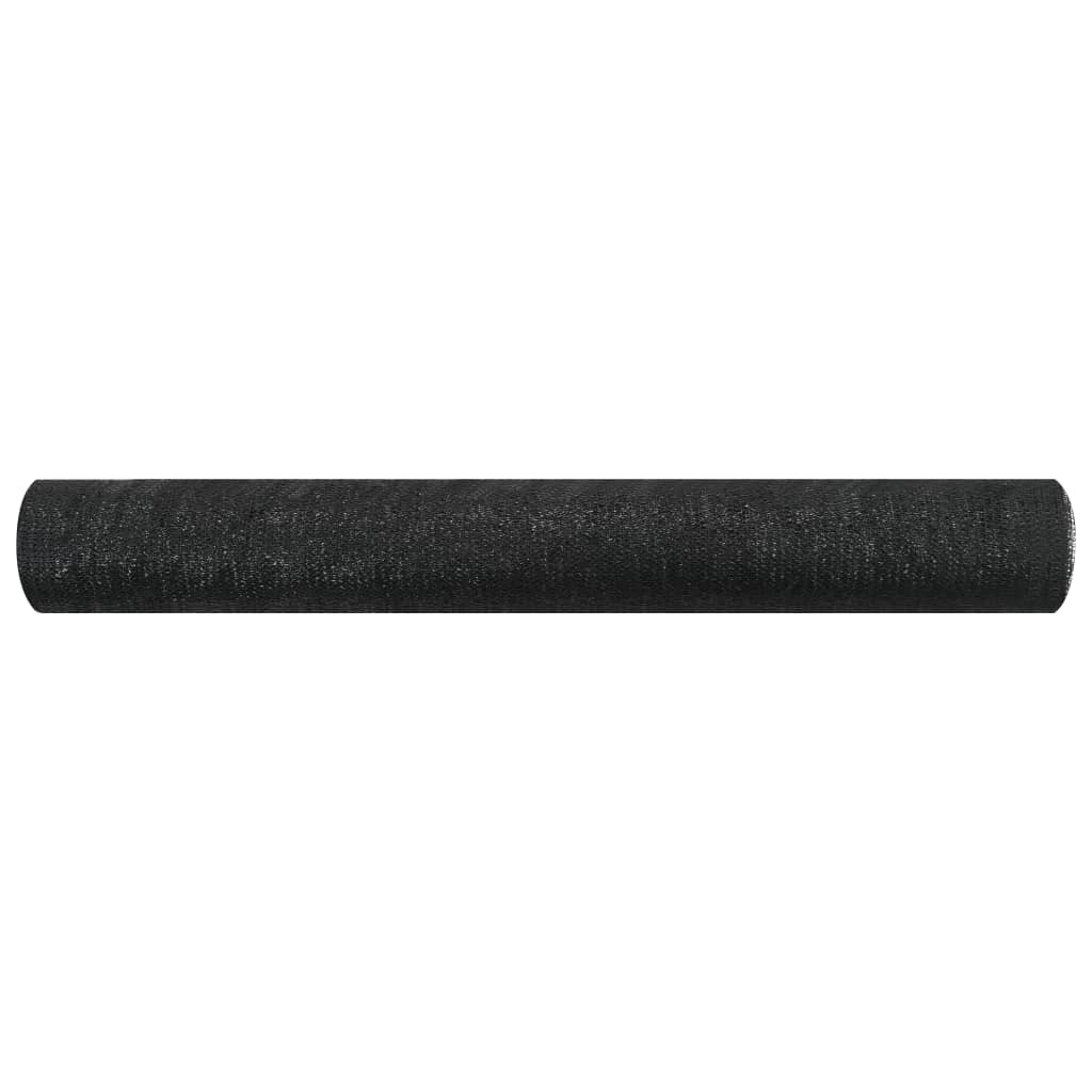 Zaunblende Schwarz 3,6x50 m HDPE 75 g/m²