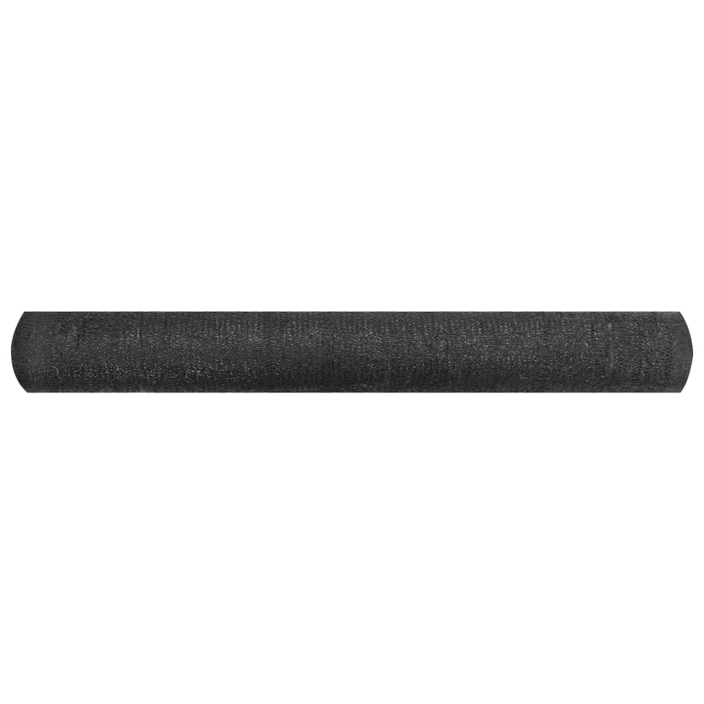 Zaunblende Schwarz 1,2x50 m HDPE 150 g/m²