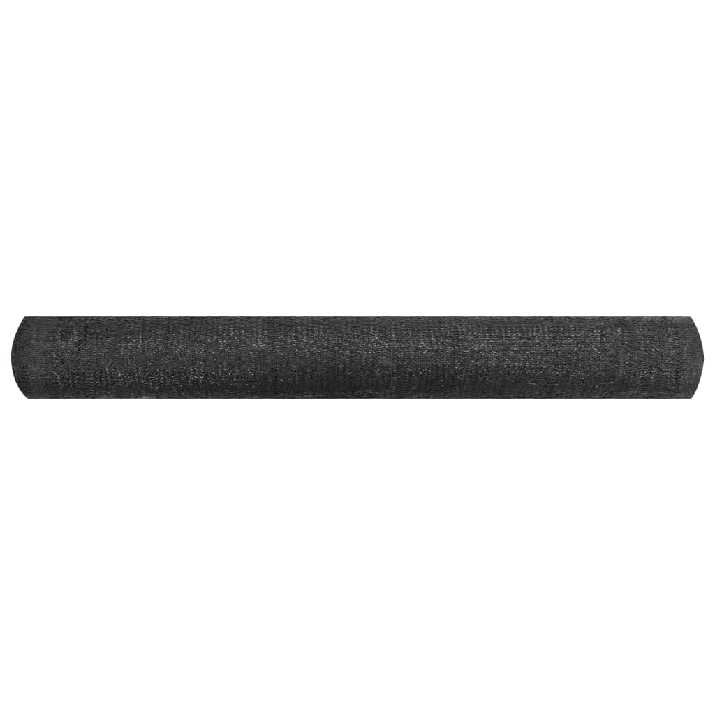 Zaunblende Schwarz 1,8x25 m HDPE 195 g/m²
