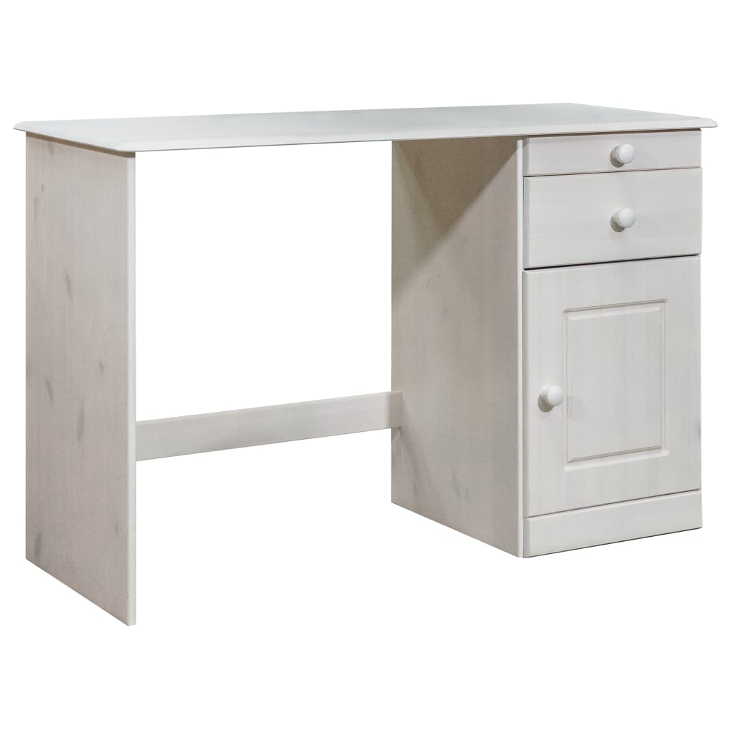 Schreibtisch mit Schubladen 110x50x74 cm Kiefer Massivholz