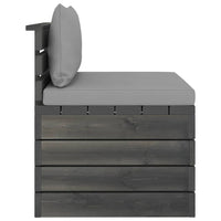 Thumbnail for Garten-Paletten-Mittelsofa mit Kissen Kiefernholz