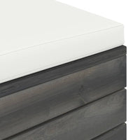 Thumbnail for Garten-Paletten-Hocker mit Sitzkissen Kiefernholz