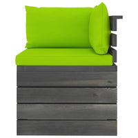 Thumbnail for Garten-Palettensofa 2-Sitzer mit Kissen Kiefer Massivholz