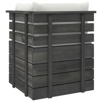 Thumbnail for Garten-Palettensofa 4-Sitzer mit Kissen Kiefer Massivholz