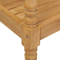Thumbnail for Batavia-Gartenbank mit Blauem Kissen 120 cm Teak Massivholz