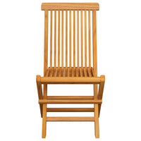 Thumbnail for Gartenstühle mit Cremeweißen Kissen 2 Stk. Massivholz Teak