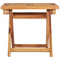 Thumbnail for Sonnenliege mit Tisch und Auflage Massivholz Teak