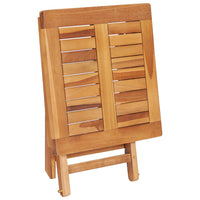 Thumbnail for Sonnenliege mit Tisch und Auflage Massivholz Teak