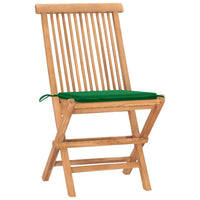 Thumbnail for 3-tlg. Garten-Essgruppe mit Kissen Klappbar Massivholz Teak