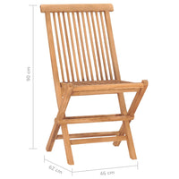 Thumbnail for 3-tlg. Garten-Essgruppe mit Kissen Klappbar Massivholz Teak