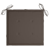 Thumbnail for 3-tlg. Garten-Essgruppe mit Kissen Klappbar Massivholz Teak