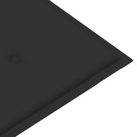 Thumbnail for Stapelbare Gartenbank mit Auflage 128,5 cm Massivholz Teak