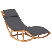 Thumbnail for Schaukelliege mit Auflage Massivholz Teak