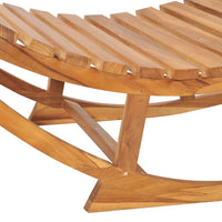 Thumbnail for Schaukelliege mit Auflage Massivholz Teak