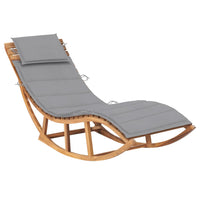 Thumbnail for Schaukelliege mit Auflage Massivholz Teak