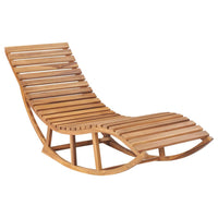 Thumbnail for Schaukelliege mit Auflage Massivholz Teak