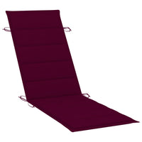 Thumbnail for Schaukelliege mit Auflage Massivholz Teak