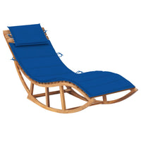 Thumbnail for Schaukelliege mit Auflage Massivholz Teak