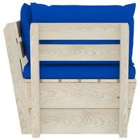 Thumbnail for Garten-Paletten-Ecksofa mit Kissen Imprägniertes Fichtenholz